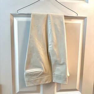 Talbots Cream Cropped Pants - Women's Ankle Length